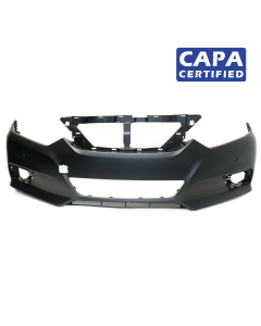 Front Bumper Cover for 2016-2018 Nissan Altima W/Park Ast NI1000312C CAPA