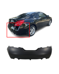 Rear Bumper Cover For 2008-2013 Nissan Altima Primed 85022JB100 NI1100254