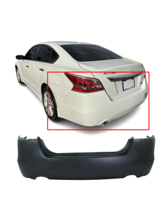 Primed Rear Bumper Cover for 2013-2015 Nissan Altima Sedan 850223TA0H NI1100287