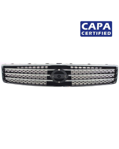 Front Grille For Nissan Maxima 2009-2011 Chrome W/Dark Gray Insert NI1200231