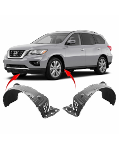 Set of 2 Fender Liners for Nissan Pathfinder 2015-2019 NI1248161 NI1249161