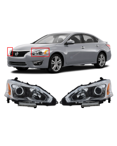 Set of 2 HeadLights for Nissan Altima 2013-2015 NI2502208 NI2503208