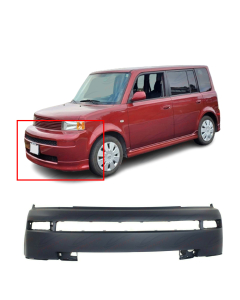 Primed Front Bumper Cover For 2004-2006 Scion XB Base Wagon SC1000102