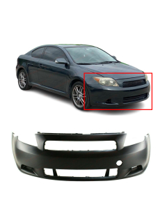 Primed Front Bumper Cover Fascia for 2005-2010 Scion TC Base Spec 5211921906