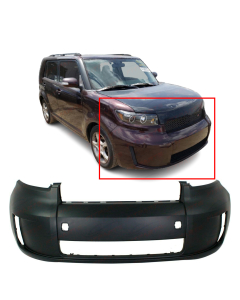 Primed Front Bumper Cover Fascia Replacement for 2008 2009 2010 Scion xB