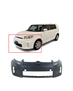 Front Bumper Cover For 2011-2015 Scion xB Base Wagon w/ fog light holes