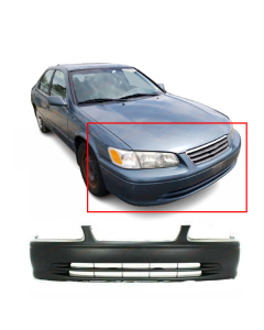 Primed Front Bumper Cover Fascia for 2000-2001 Toyota Camry CE LE XLE 52119AA902