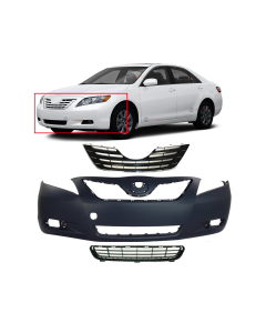 Bumper Cover & Grille Kit for Toyota Camry 2007-2009