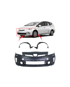 Bumper Cover & Fender Liner Kit for Toyota Prius 2012-2015