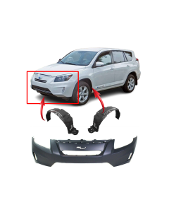 Bumper Cover & Fender Liner Kit for Toyota RAV4 2013-2014