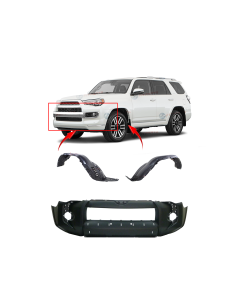Bumper Cover & Fender Liner Kit for Toyota 4Runner 2014-2023