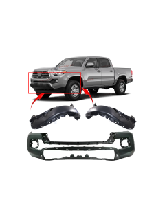 Bumper Cover & Fender Liner Kit for Toyota Tacoma 2016-2020