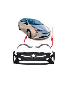 Bumper Cover & Fender Liner Kit for Toyota Prius 2016-2018