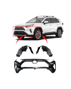 Bumper Cover & Fender Liner Kit for Toyota RAV4 2019-2022