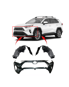 Bumper Cover & Fender Liner Kit for Toyota RAV4 2019-2022