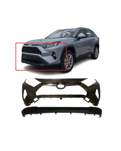 Front Bumper Cover Kit for 2019-2023 Toyota RAV4 Hybrid TO1000451 TO1095213