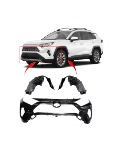 Bumper Cover & Fender Liner Kit for Toyota RAV4 2019-2022