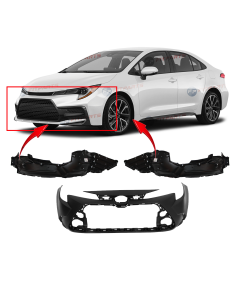 Bumper Cover & Fender Liner Kit for Toyota Corolla 2020-2022