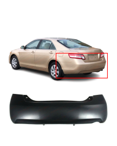 Primed Rear Bumper Cover For 2007-2011 Toyota Camry Base LE XLE CE 5215906950
