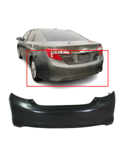 Primed Rear Bumper Cover for 2012-2014 Toyota Camry Hybrid LE L XLE 5215906961