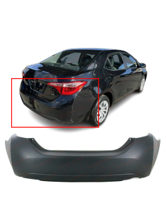 Primed Rear Bumper Cover for 2014-2019 Toyota Corolla 5215903901 TO1100309