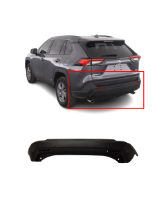 Rear Bumper Cover For 2019-2023 Toyota RAV4 W/O Park Holes Primed TO1100346