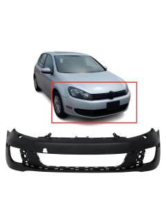 Front Primed Bumper Cover Fascia for 2010-2014 VW Volkswagen Golf