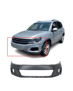 Front Bumper Cover For 2012-2016 Volkswagen Tiguan Type 2 S SE SEL VW1000211