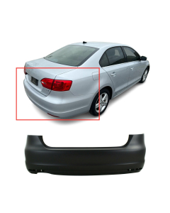 Rear Bumper Cover for 2011-2014 Volkswagen Jetta Type 6 Sedan 11-14