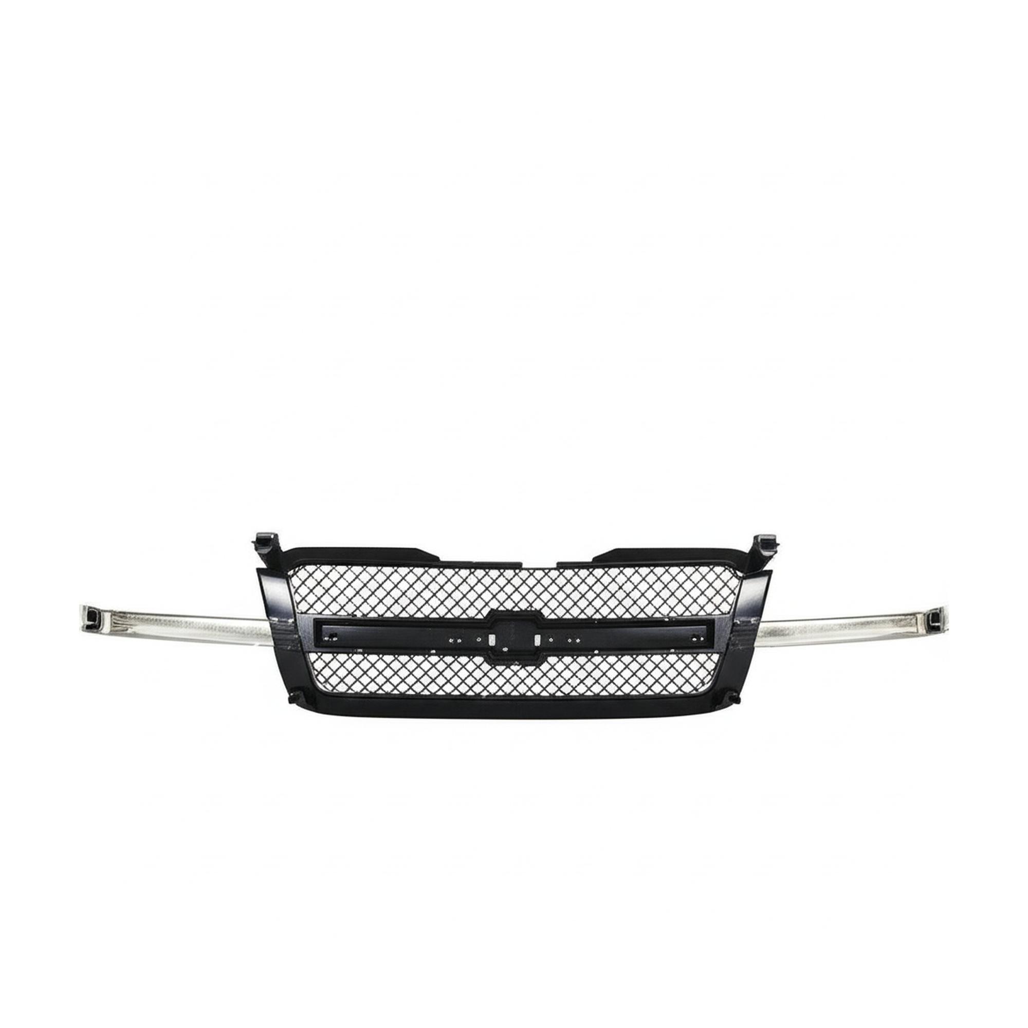 Grille Black Frame Chrome for Avalanche Silverado 1500 2500 3500 2002-2006
