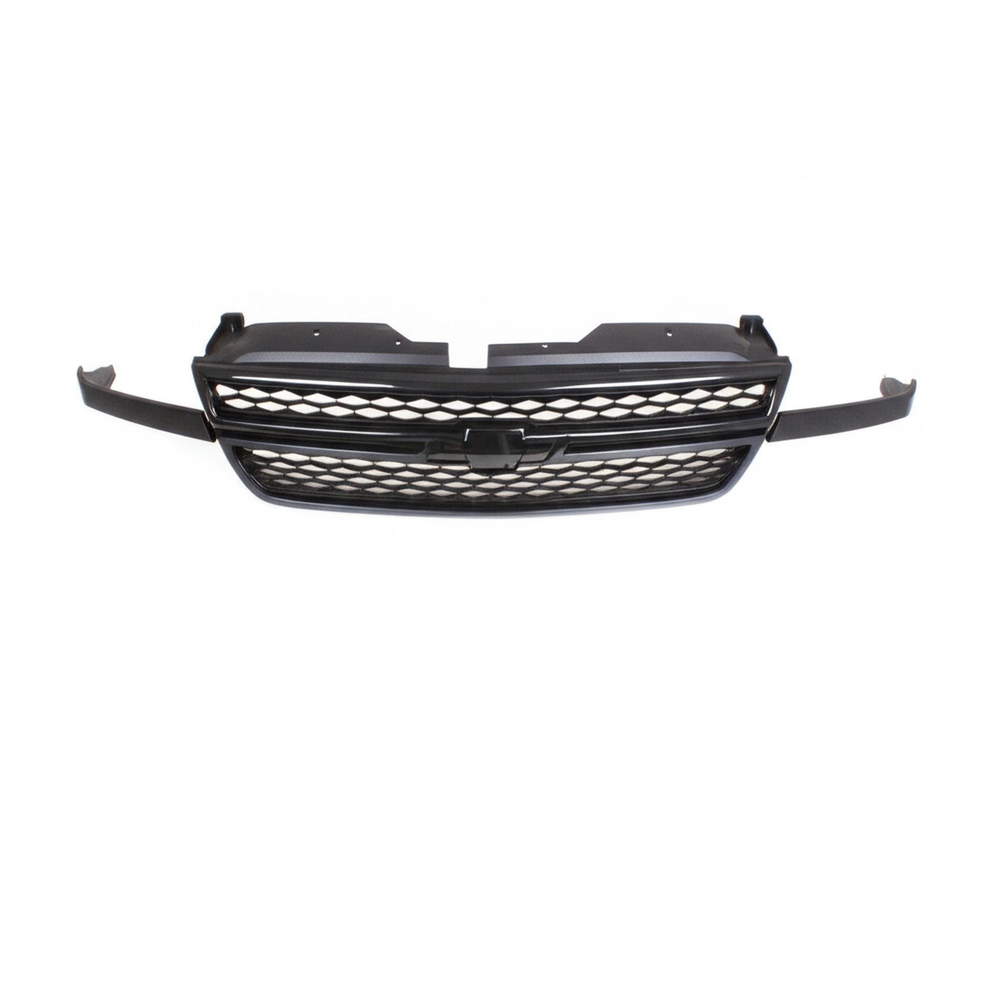 Grille Black Frame Black for Chevrolet Silverado 1500 2006-2007 GM1200586